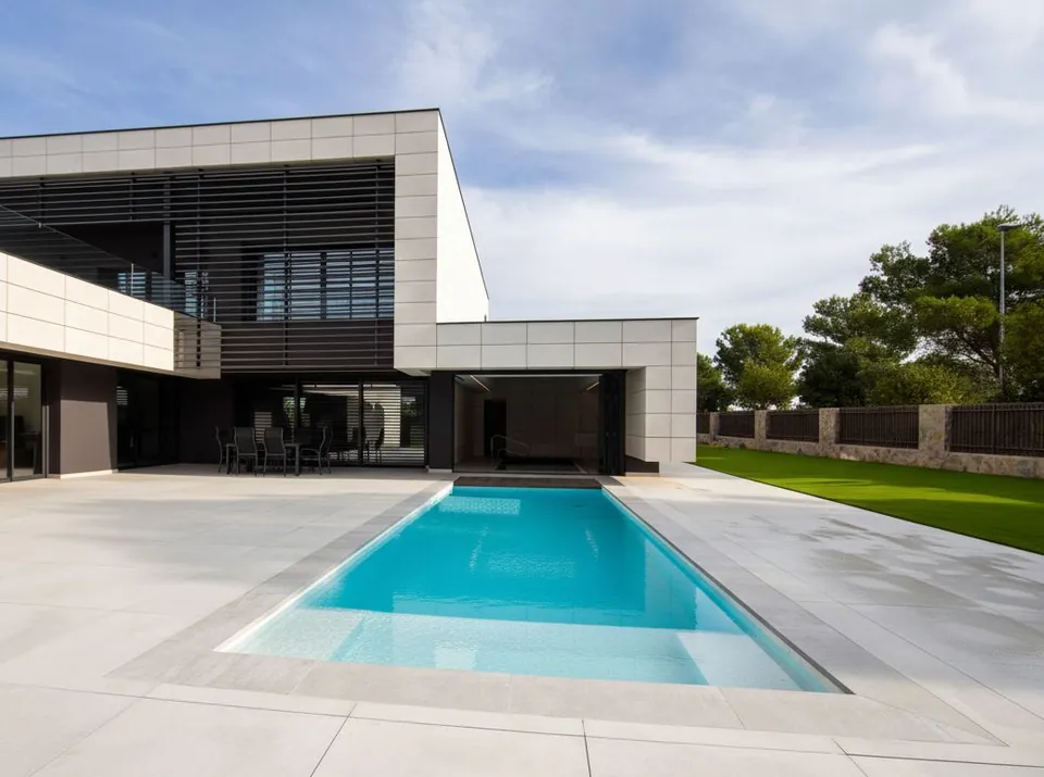 Piscina interior y exterior en Lleida